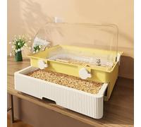 Golden Bear Cage à hamster Super Luxe Villa de type tiroir Basic Cage d'élevage Convient pour hamsters (Jaune)