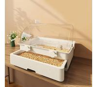 Golden Bear Cage à hamster Super Luxe Villa de type tiroir Boîte d'élevage Basique Convient pour Hamster (Blanc)