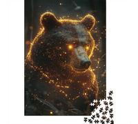 Golden Bear Sparkle-1 Puzzle 1000 Pièces, Cadeau d'hiver, 38x26cm/1000pcs | Pour un Noël sans écran : Puzzle 1000 pièces pour adultes ; pour partager un moment calme pendant les fêtes.