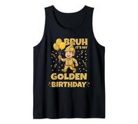 Golden Birthday Boys Bday Birthday Party Ouvrier de Construction Débardeur