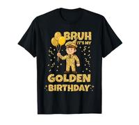 Golden Birthday Garçons Filles Bday Birthday Party Pilot T-Shirt