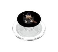 Golden British Cat in The Pocket Witch Hat Halloween PopSockets PopGrip pour MagSafe
