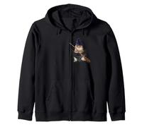 Golden British Cat in The Pocket Witch Hat Halloween Sweat à Capuche