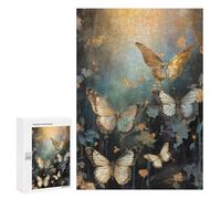 Golden Butterfly Garden Puzzle 1000 Pièces Educa Jouet en Bois Cadeau Unique Décoration Intérieure Jeu Éducatif Challenge Toy Adultes Et Enfants À Partir De 14 Ans 300 PCS