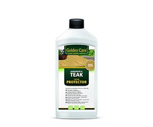 Golden Care Teak Protector - Marron Clair (1000 ML, Marron Clair, Aspect Plus Naturel des Meubles, sans Huile) 60001