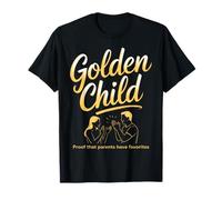 Golden Child Mom's Favorite Gifted Kids Frères et sœurs Art de rivalité T-Shirt
