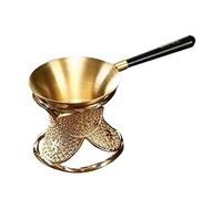 Golden Color Tea Infuser Loose Strainers Interval Infuser Strainer Home Office Use Long Handle Filter Long Handle Tea Filter