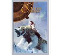 Golden Compass, The - Poster - Lyra + cadre amovible, Shinsuke® Maxi MDF argenté, vitre acrylique