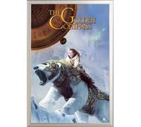 Golden Compass, The - Poster - Lyra + cadre interchangeable, Shinsuke® Maxi aluminium argenté, vitre acrylique