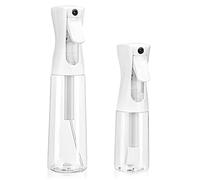 Golden Cow Lot de 2 vaporisateurs à brume fine pour coiffure, nettoyage, plantes, brumisation et soins de la peau (transparent, 153,1 g, 283,5 g)