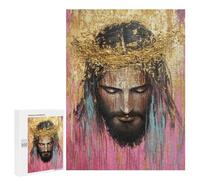 Golden Crown Abstract Artwork Puzzle 1000 Pièces Educa Jouet en Bois Cadeau Unique Décoration Intérieure Jeu Éducatif Challenge Toy Adultes Et Enfants À Partir De 14 Ans 500 PCS