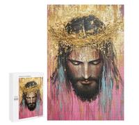 Golden Crown Abstract Artwork Puzzle 1000 Pièces Educa Jouet en Bois Cadeau Unique Décoration Intérieure Jeu Éducatif Challenge Toy Adultes Et Enfants À Partir De 14 Ans 1000 PCS