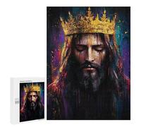 Golden Crown Majesty Art Print Puzzle 1000 Pièces Educa Jouet en Bois Cadeau Unique Décoration Intérieure Jeu Éducatif Challenge Toy Adultes Et Enfants À Partir De 14 Ans 500 PCS