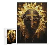 Golden Crown of Thorns Art Print-3 Puzzle 1000 Pièces Educa Jouet en Bois Cadeau Unique Décoration Intérieure Jeu Éducatif Challenge Toy Adultes Et Enfants À Partir De 14 Ans 500 PCS