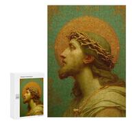 Golden Crown of Thorns Painting Puzzle 1000 Pièces Educa Jouet en Bois Cadeau Unique Décoration Intérieure Jeu Éducatif Challenge Toy Adultes Et Enfants À Partir De 14 Ans 300 PCS