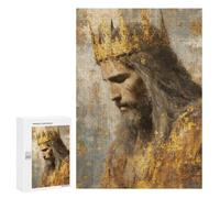 Golden Crown Religious Art Print Puzzle 1000 Pièces Educa Jouet en Bois Cadeau Unique Décoration Intérieure Jeu Éducatif Challenge Toy Adultes Et Enfants À Partir De 14 Ans 300 PCS