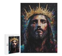 Golden Crowned Majesty Painting Puzzle 1000 Pièces Educa Jouet en Bois Cadeau Unique Décoration Intérieure Jeu Éducatif Challenge Toy Adultes Et Enfants À Partir De 14 Ans 500 PCS