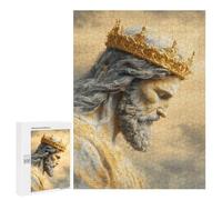 Golden Crowned Majesty Puzzle 1000 Pièces Educa Jouet en Bois Cadeau Unique Décoration Intérieure Jeu Éducatif Challenge Toy Adultes Et Enfants À Partir De 14 Ans 500 PCS