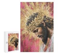 Golden Crowned Religious Icon Painting Puzzle 1000 Pièces Educa Jouet en Bois Cadeau Unique Décoration Intérieure Jeu Éducatif Challenge Toy Adultes Et Enfants À Partir De 14 Ans 1000 PCS