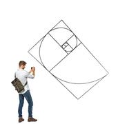 Golden Cutting View-Easy pour utiliser Golden Cutter | Viseur de la section dorée robuste avec un centre de recherche de vue de composition pour photographes et artistes