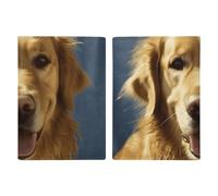 Golden Dog - Porte-passeport avec fente pour cartes et billets, étui de passeport en cuir synthétique facile d'accès, organiseur de documents essentiels de voyage imperméable pour homme et femme