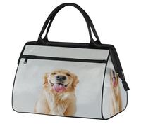 Golden Dog Sac de voyage pour femmes, hommes, enfants, garçons, filles, week-end, sac fourre-tout de 24 l pour le sport, la gym, le yoga, couleur, Big, Organiseur de sac