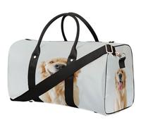 Golden Dog Sac de voyage pour femmes, hommes, filles, garçons, week-end, sac de nuit, sac fourre-tout de 22,7 L, pour sport, gym, yoga, couleur, 22.7L, Organiseur de sac