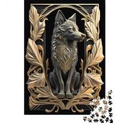 Golden Dog The Good Boy Plaque en Métal Rustique 52x38cm/1000pcs pour Le Pub Ou Le Café, Cadeau De Crémaillère pour Les Passionnés D’Ambiance Café