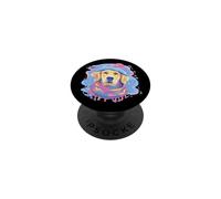 Golden Dog Winter Portrait Écharpe pour Amoureux des Animaux de Compagnie Bleu Rose PopSockets PopGrip Adhésif