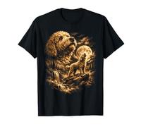 Golden Doodle Chien Hurlant Lune Fantasy Forrest Wilderness T-Shirt