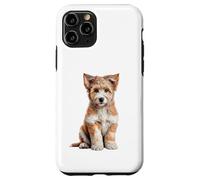 Golden Doodle Chiot Croquis Dessin Art Amoureux des Chiens Coque pour iPhone 11 Pro