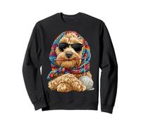 Golden Doodle Fil à Crochet carré pour Chien Sweatshirt