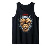 Golden Doodle Heavy Metal Bootleg Style Design Débardeur