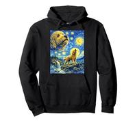 Golden Doodle Starry Night Van Gogh Chien Hurlant Mignon Sweat à Capuche