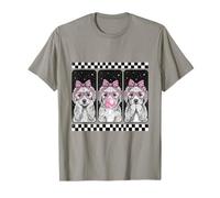 Golden Doodle Trio Coquette Bow Bubblegum Rétro T-Shirt
