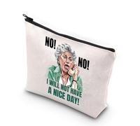 Golden Dorothy Trousse de maquillage Dorothy Zbornak Gifts No I Will Not Have A Nice Day Dorothy Sophia Blanche Rose Cadeau pour les fans de Dorothy Sophia Blanche, Have a Nice Day UK
