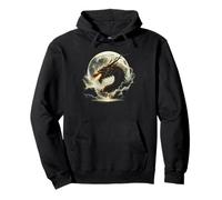 Golden Dragon Lunar - Amateur de Dragons lunaires Vintage Sweat à Capuche
