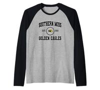 Golden Eagles du sud du Mississippi | Produits dérivés de la NCAA | NAFPSMS02 Manche Raglan