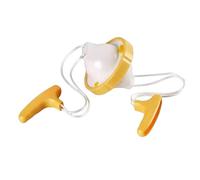 Golden Egg Maker Mélangeur d'œufs manuel avec cordes de traction Mixeur jaune et blanc Outil de cuisine pour la cuisine domestique