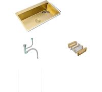Golden évier de cuisine, simple cuve, à poser, rectangulaire, 53x43 A