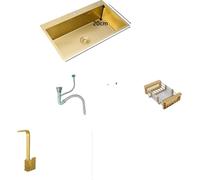 Golden évier de cuisine, simple cuve, à poser, rectangulaire, 53x43 C
