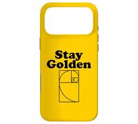 Golden Fibonacci Ratio Stay Golden Coque pour iPhone 17 Pro Max