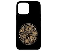 Golden Fibonacci Tournesol Art Fracttal Geometry Lovers Coque pour iPhone 13 Pro Max