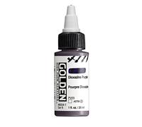 GOLDEN Flacon de peinture acrylique professionnelle à haut débit Violet dioxazine 30 ml