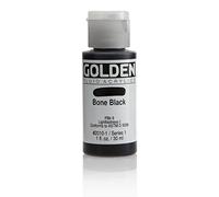 Golden Fluid Acrylic Paint 1 Ounce-Bone Black