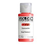 GOLDEN Fluid Acrylics, Flacon de 30 ml, peinture acrylique professionnelle, transparent