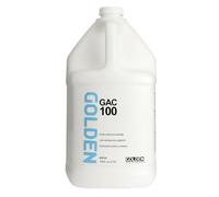 GOLDEN GAC 100 by, 3.78 l Jug, Professional Acrylic Medium, Transparent