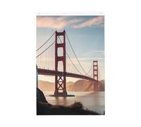 Golden Gate Bridge Drapeau de bienvenue pour jardin, 6 x 0,9 m, ne se décolore pas, drapeau double face, bannière extérieure pour cour, porche, pelouse