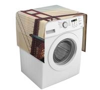 Golden Gate Bridge Housse de protection pour machine à laver et sèche-linge avec poches de rangement 137,9 x 52,1 cm