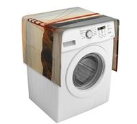 Golden Gate Bridge Housse de protection pour machine à laver et sèche-linge avec poches de rangement 137,9 x 52,1 cm